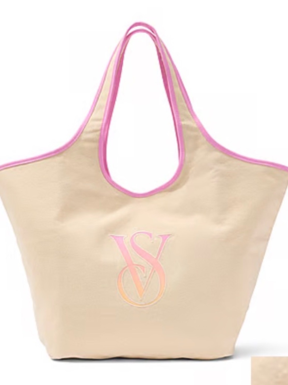 Victoria”s Secret Ombré Monogram Logo Tote Bag